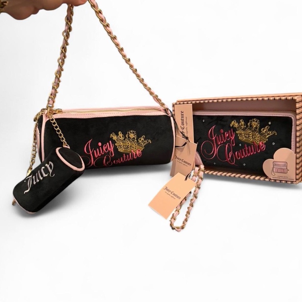 👑 NEW Juicy Couture Barrel Bag Set + Wallet 👑